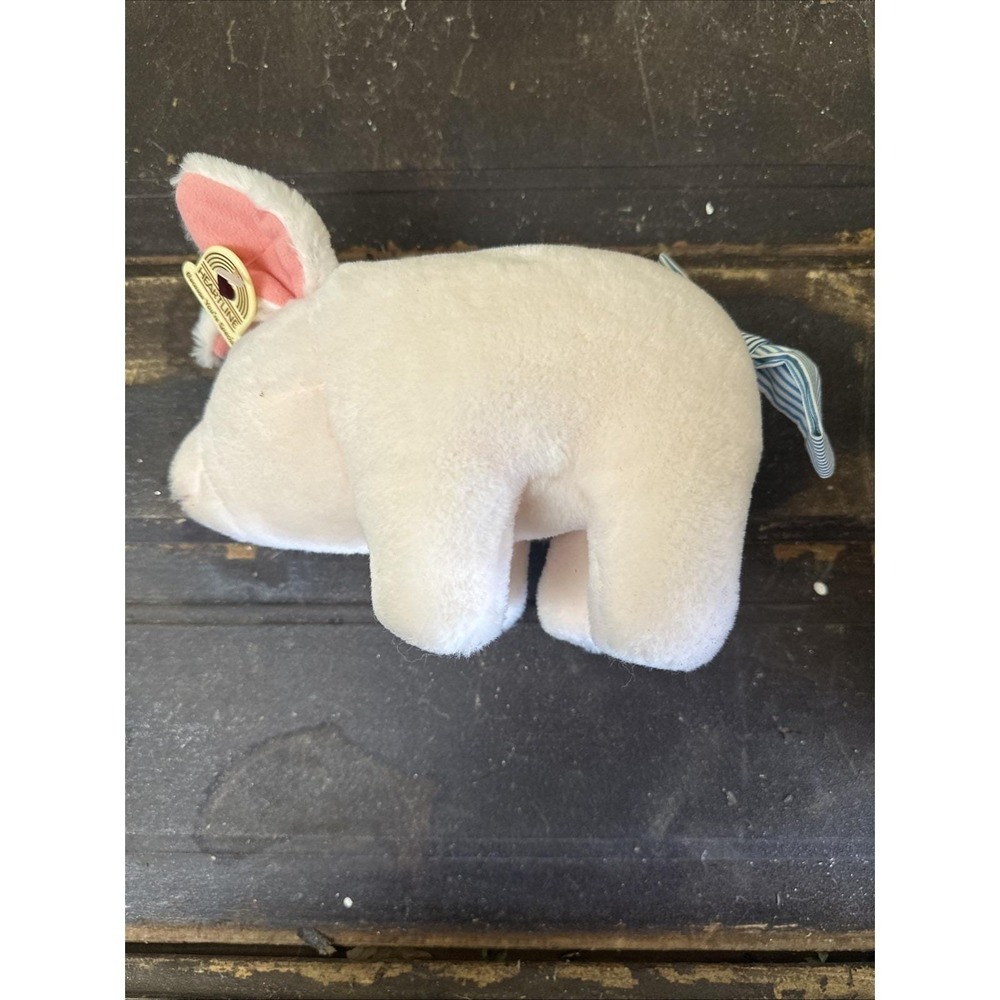 Vintage Heartline 1987 Snuggables "Marcus" Pig Plush Excellent Condition Toy - Picture 5 of 15